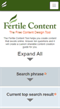 Mobile Screenshot of fertilecontent.com